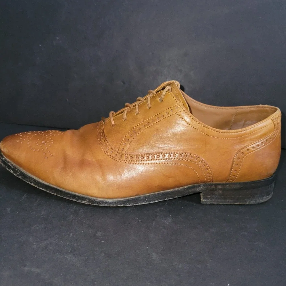 Allen Edmonds Siena Brogue Dress Shoes Men's Size 10.5D Oxford Brown